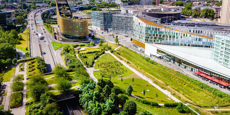 Vue Jardin Casino Barrière (agrandir l'image)